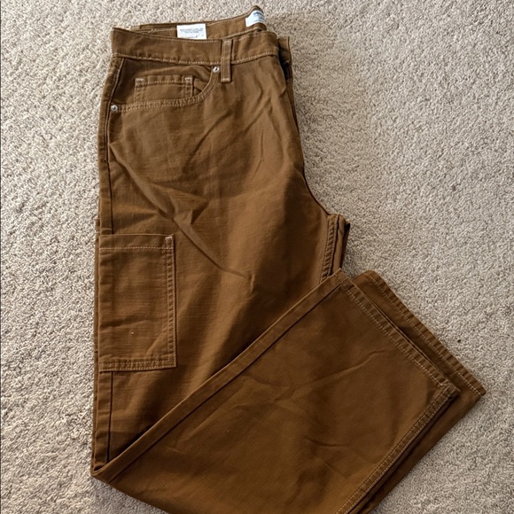 NWT Wm’s Levi Denizen 12 Brown Loose Straight Cargo Pants - Picture 3 of 3